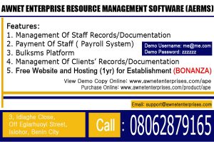 AERMA (AWNET Enterprise Resource Management App)