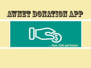 Awnet Donation App - ADA